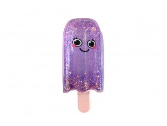 Jucarie antistres inghetata elastica Stretchy Ice Cream Beach Life 14 cm mov