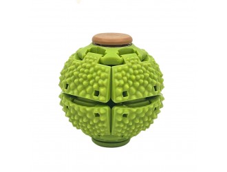 Jucarie antistres Fidget Spinner Ball, model Durian, cu efect rotativ, verde, ZJA427364