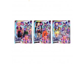Papusa K-Pop Dolls Diva Squad Funville 29 cm cu accesorii, model aleator