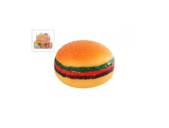 Jucarie antistres squishy Hamburger Jumbo Squeeze, 12 x 12 x 5.5 cm