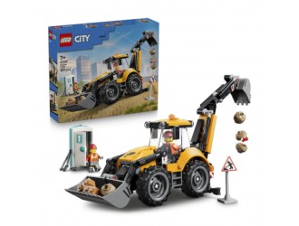 LEGO City Buldoexcavator galben, set de constructie
