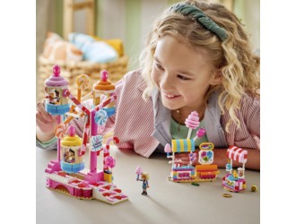 LEGO Friends Roata Ferris cu bomboane si briose, set de constructie