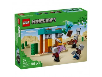 LEGO Minecraft Patrula Illager de desert, set de constructie