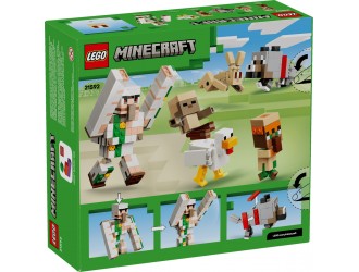 Set de constructie LEGO Minecraft Atac in desert cu un jocheu de gaini 21592, 428 piese