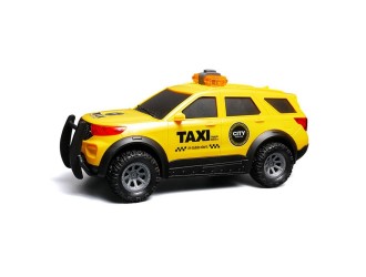 Masina SUV taxi de jucarie JSTOYS JS210D, cu frictiune, lumini si sunete