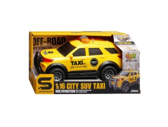 Masina SUV taxi de jucarie JSTOYS JS210D, cu frictiune, lumini si sunete