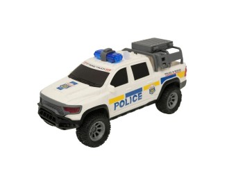 Masina pick-up de politie alba JSTOYS JS211C, cu frictiune, lumini si sunete