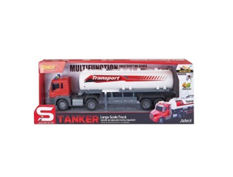Camion cisterna cu frictiune, lumini si sunete JS204A, scara 1:16, 52.5 cm