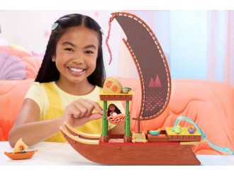 Игровой набор Disney Moana 2 лодка с мини-куклой и Хей-Хей