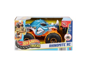 Masinuta RC Hot Wheels Monster Trucks Rhinomite 1:24