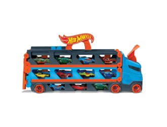 Camion transportor Hot Wheels Speedway Hauler cu pista