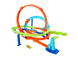 Set pista Hot Wheels Action Loop Cyclone Challenge cu masinuta 1:64