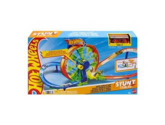 Set pista Hot Wheels curse pe viraje cu masinuta