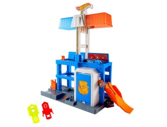 Set pista Hot Wheels City Downtown Police Tower cu masinuta