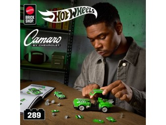 Конструктор Mattel Brick Shop Hot Wheels Speed Camaro 289 деталей