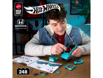Конструктор Mattel Brick Shop Hot Wheels Honda Custom 90 Civic EF
