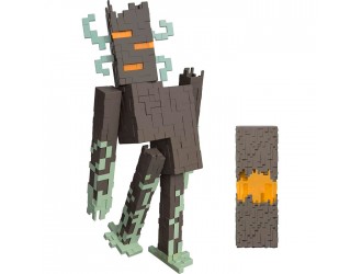 Интерактивная коллекционная фигурка Minecraft The Creaking Mattel с огнями и звуками