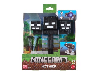 Фигурка Minecraft Wither со светом, звуком и 2 запускаемыми аксессуарами, 6+ лет