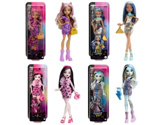 Papusa de colectie Monster High, diverse personaje Mattel, cu accesorii