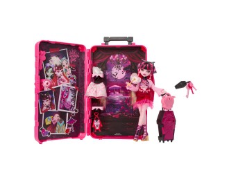 Papusa de colectie Monster High, Skulltimate Secrets Draculaura Mattel, cu accesorii surpriza