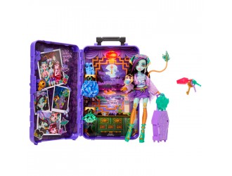 Papusa de colectie Monster High, Skulltimate Secrets, Jinafire Long Mattel, cu accesorii surpriza