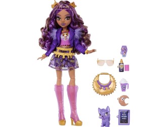Papusa de colectie Monster High, Clawdeen Wolf Mattel, cu accesorii