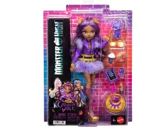 Papusa de colectie Monster High, Clawdeen Wolf Mattel, cu accesorii