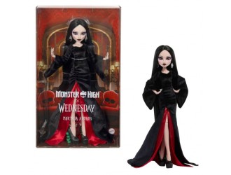 Figurina de colectie Monster High x Wednesday Morticia Addams
