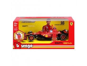 Macheta auto cu figurina – Ferrari SF-24 (2024), scara 1:24