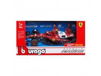 Macheta auto Bburago Ferrari Racing SF-25 (2025), scara 1:43, in asortiment, 1 buc.