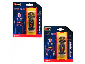 Macheta auto Bburago Red Bull Racing RB21 F1 (2025), scara 1:64, 2 modele in asortiment, 14+ ani
