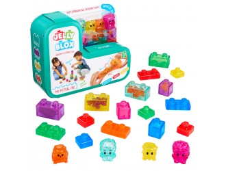 Constructor senzorial Jelly Blox My Pets & Me, 20 piese moi, 2+ ani