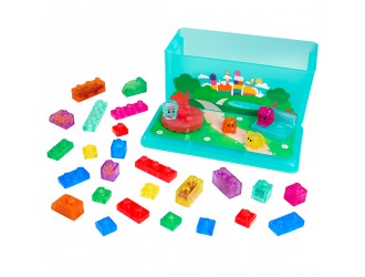 Constructor senzorial Jelly Blox in cutie 2 in 1: loc de joaca