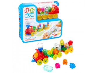 Constructor senzorial Jelly Blox tren