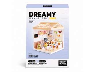 Constructor room box mini house seria interior cat cafe (lumini)