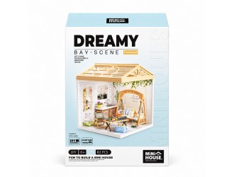 Constructor room box mini house seria interior patio (lumini)