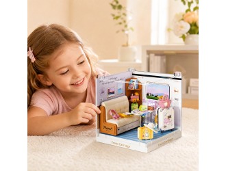 Constructor room box mini house seria interior mini compartiment tren