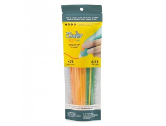 Set rezerve pentru creion 3D 3Doodler Start mix (75 buc: portocaliu, galben, verde