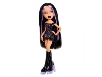 Papusa de colectie Bratz Stylin' Birthdayz Jade cu tricou si accesorii