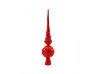 Varf de Brad Red Glitter 12 cm