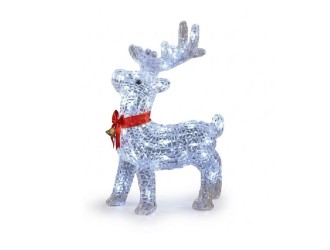Figurina de Craciun Ren 48 cm cu iluminare LED