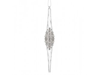 Decoratiune Turture 1 buc. 16.5cm, transparent