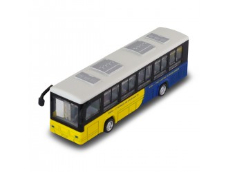 Модель автобуса Киев в пластиковой коробке 13,5x4,5x6,5 см TechnoDrive
