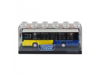 Модель автобуса Киев в пластиковой коробке 13,5x4,5x6,5 см TechnoDrive