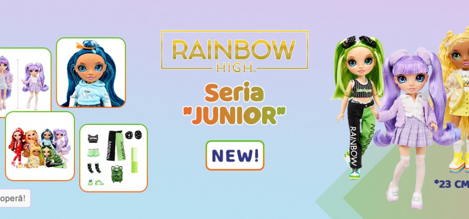 Rainbow High ”Junior” - Noua colecție te așteaptă!