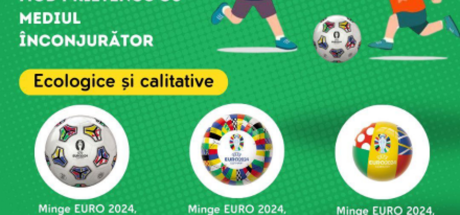 Mingi BIO cu sigla oficială UEFA EURO 2024