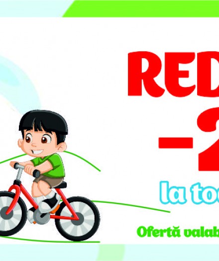 Reducere la Biciclete -20% (1-30 Iunie)